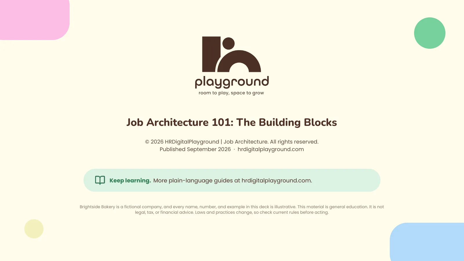 Copyright and Notices: page 15 of The Building Blocks