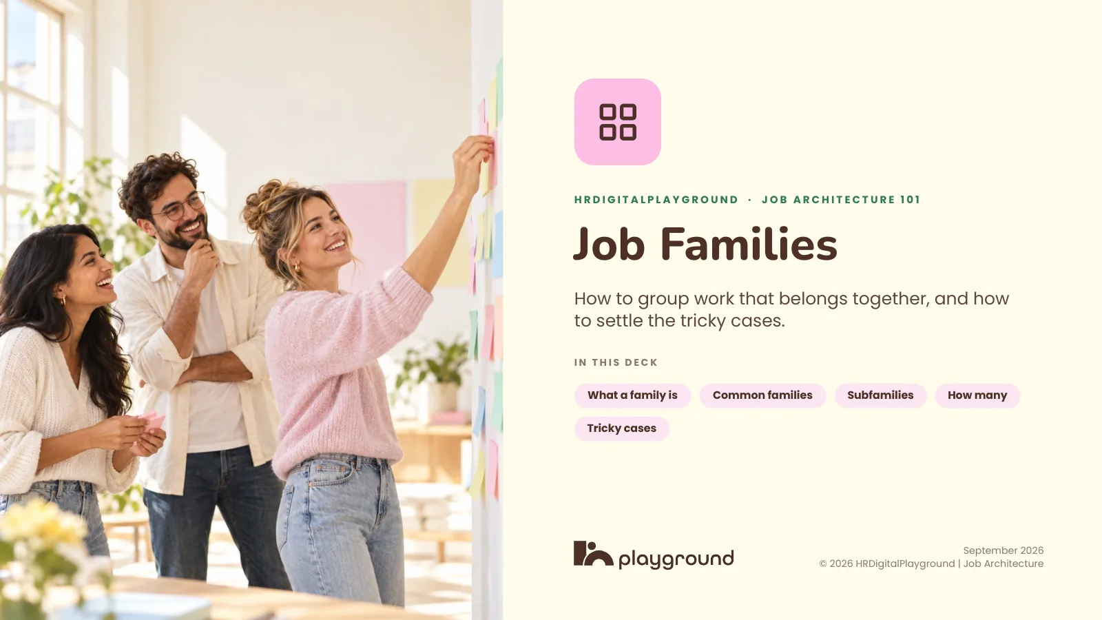 Job Families cover