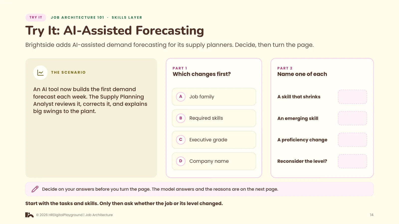 Try It: AI-Assisted Forecasting: page 14 of The Skills Layer